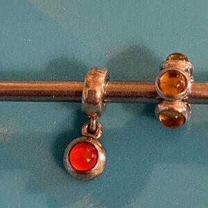 2 VERY RARE & HARD TO FIND PANDORA BEADS.